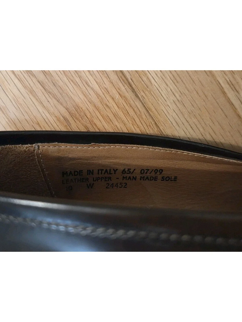 Bostonian Sz 10 W Florentine Brown Croc Embossed Leather Tassel Loafers Italy